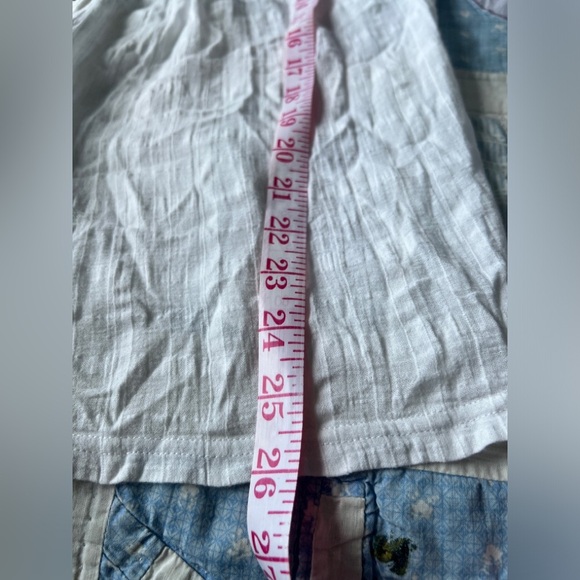 Wind River Womens White Cotton Cottagecore Preppy Boho Button-Up Top Small - Picture 7 of 8